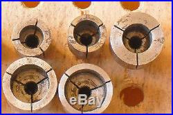 Set of Bell Collets 8mm, Lathe, Uhrmacher Drehbank, Bergeon, Boley, Lorch