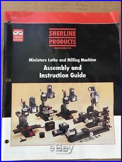 Sherline 4000 Package A 4000A 3.5 in x 8 in Metal Mini Micro Lathe Made In USA