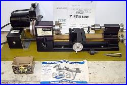 Sherline Craftsman P/N 4000 A 3 Lathe with power feed, No Reserve, 99 Cent start