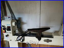 Shop Fox W1758 Wood Lathe With Cast Iron Legs And Digital Readout