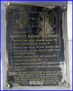 South Bend 10 Lathe Tool Room Lathe