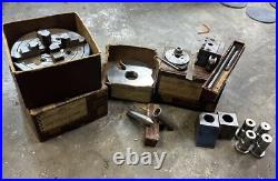 South Bend Lathe Works 9 Metal Lathe Tooling Lot Chuck Faceplate Tool Post Jig
