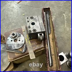 South Bend Lathe Works 9 Metal Lathe Tooling Lot Chuck Faceplate Tool Post Jig