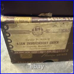 South Bend Lathe Works 9 Metal Lathe Tooling Lot Chuck Faceplate Tool Post Jig