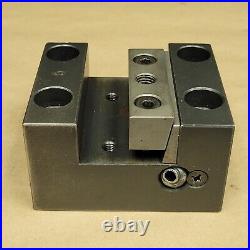 Square 2 Bolt-on Tool Block Holder From Hwacheon Hi-eco31a Cnc Lathe