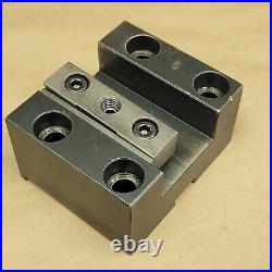 Square 2 Bolt-on Tool Block Holder From Hwacheon Hi-eco31a Cnc Lathe