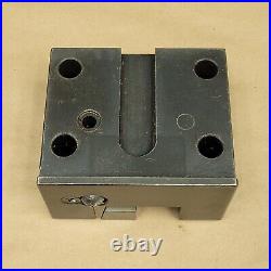 Square 2 Bolt-on Tool Block Holder From Hwacheon Hi-eco31a Cnc Lathe