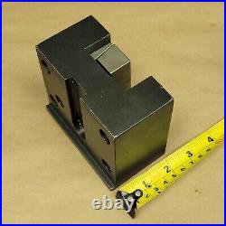 Square 2 Bolt-on Tool Block Holder From Hwacheon Hi-eco31a Cnc Lathe