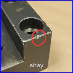 Square 2 Bolt-on Tool Block Holder From Hwacheon Hi-eco31a Cnc Lathe