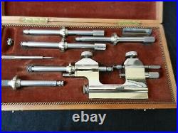 Steiner Jacot Tool Watchmakers Lathe perfect condition 5 runners