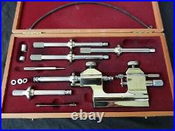 Steiner Jacot Tool Watchmakers Lathe perfect condition 5 runners complete