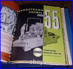 Sundstrand Machine Tools Practical Milling Lathes Sales Catalog HUGE Binder Book