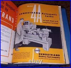 Sundstrand Machine Tools Practical Milling Lathes Sales Catalog HUGE Binder Book