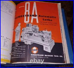 Sundstrand Machine Tools Practical Milling Lathes Sales Catalog HUGE Binder Book