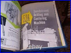 Sundstrand Machine Tools Practical Milling Lathes Sales Catalog HUGE Binder Book