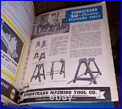 Sundstrand Machine Tools Practical Milling Lathes Sales Catalog HUGE Binder Book