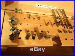 Swiss Horia Precision Watchmaker's Lathe with Hand Crank Attachments and Collets