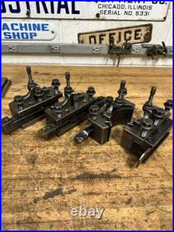 Swiss Multifix QCTP Lathe Tool Post Size B 4 Holders With Tooling Germany