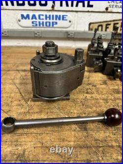 Swiss Multifix QCTP Lathe Tool Post Size B 4 Holders With Tooling Germany