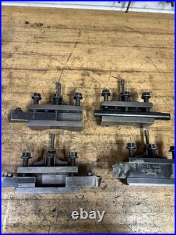 Swiss Multifix QCTP Lathe Tool Post Size B 4 Holders With Tooling Germany