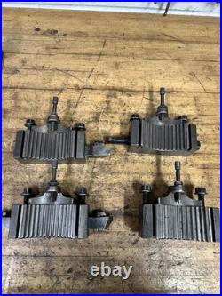 Swiss Multifix QCTP Lathe Tool Post Size B 4 Holders With Tooling Germany