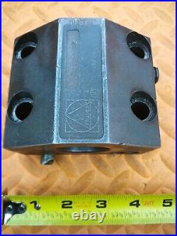 TRUDEX 1 1/2 I. D. Turret Lathe Boring Tool Holder Tooling Block A118-8435 1.5