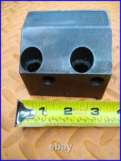 TRUDEX 1 1/2 I. D. Turret Lathe Boring Tool Holder Tooling Block A118-8435 1.5