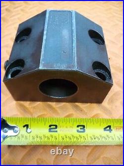 TRUDEX 1 1/2 I. D. Turret Lathe Boring Tool Holder Tooling Block A118-8435 1.5