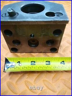 TRUDEX 1 1/2 I. D. Turret Lathe Boring Tool Holder Tooling Block A118-8435 1.5