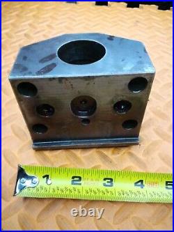 TRUDEX 1 1/2 I. D. Turret Lathe Boring Tool Holder Tooling Block A118-8435 1.5