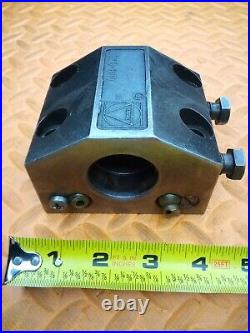 TRUDEX 1 1/2 I. D. Turret Lathe Boring Tool Holder Tooling Block A118-8435 1.50