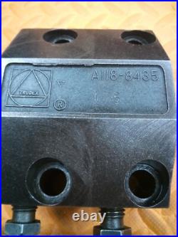 TRUDEX 1 1/2 I. D. Turret Lathe Boring Tool Holder Tooling Block A118-8435 1.50