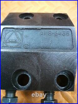 TRUDEX 1 1/2 I. D. Turret Lathe Boring Tool Holder Tooling Block A118-8435 1.50