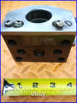TRUDEX 1 1/2 I. D. Turret Lathe Boring Tool Holder Tooling Block A118-8435 1.50