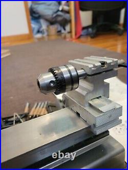 Taig 2 micro lathe with motor, mount, milling attachment, tools and more