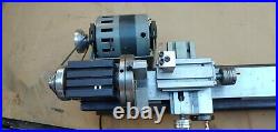 Taig Micro Lathe II Model 4500 extended bed with steel base and tooling