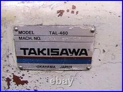 Takisawa TAL-460 Lathe, Tooled Up