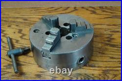 The Skinner Chuck Co. 8 3-Jaw Lathe Chuck Made in USA Plain Back