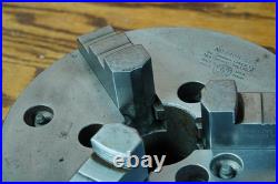 The Skinner Chuck Co. 8 3-Jaw Lathe Chuck Made in USA Plain Back