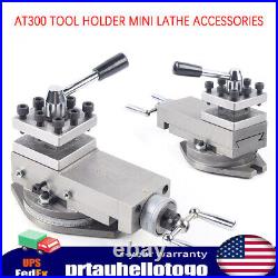 Tool Holder AT300 Mini Lathe Accessories Metal Change Lathe Assembly For Cutting