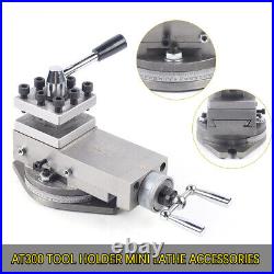 Tool Holder AT300 Mini Lathe Accessories Metal Change Lathe Assembly For Cutting