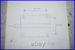 Tool Holder Block for Biglia Eurotech CNC Lathe Turning Center 50x50mm