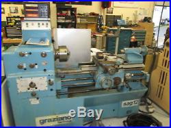 Torni Paralleli Graziano SAG 12 3Hp Tool Room Lathe 32Between Center With15Swing