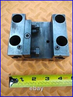 Trudex 1.0 Sq (2 slot) Lathe Turret Turning Tool Holder Tooling Block KUO-0064