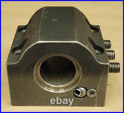 Turret Tool Block Holder 40mm Hole Dia From Hwacheon Hi-eco31a Cnc Lathe, Item A