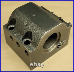 Turret Tool Block Holder 40mm Hole Dia From Hwacheon Hi-eco31a Cnc Lathe, Item A