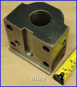 Turret Tool Block Holder 40mm Hole Dia From Hwacheon Hi-eco31a Cnc Lathe, Item A