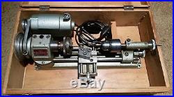 Unimat Edelstaal Db200 Lathe/milling Tool With Case Excellent Condition Works