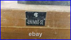 UNIMAT-SL, Model DB200 Lathe, Tools and Box, Made in Austria