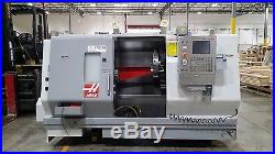 USED 2005 Haas CNC Turning Center Lathe Live Tool 3 Bar Full C Chip Con 30HP